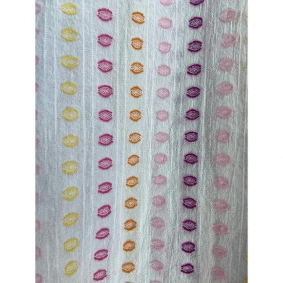 Alfred Dunner Clip Dot Short Sleeve Button Down Shirt Women's Size Small - Picture 5 of 10